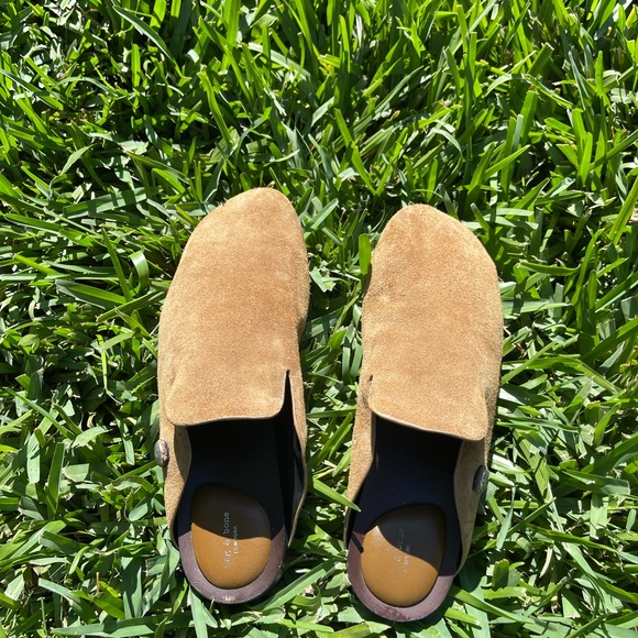 rag & bone clogs ansley golden brown size 37 - Picture 13 of 14